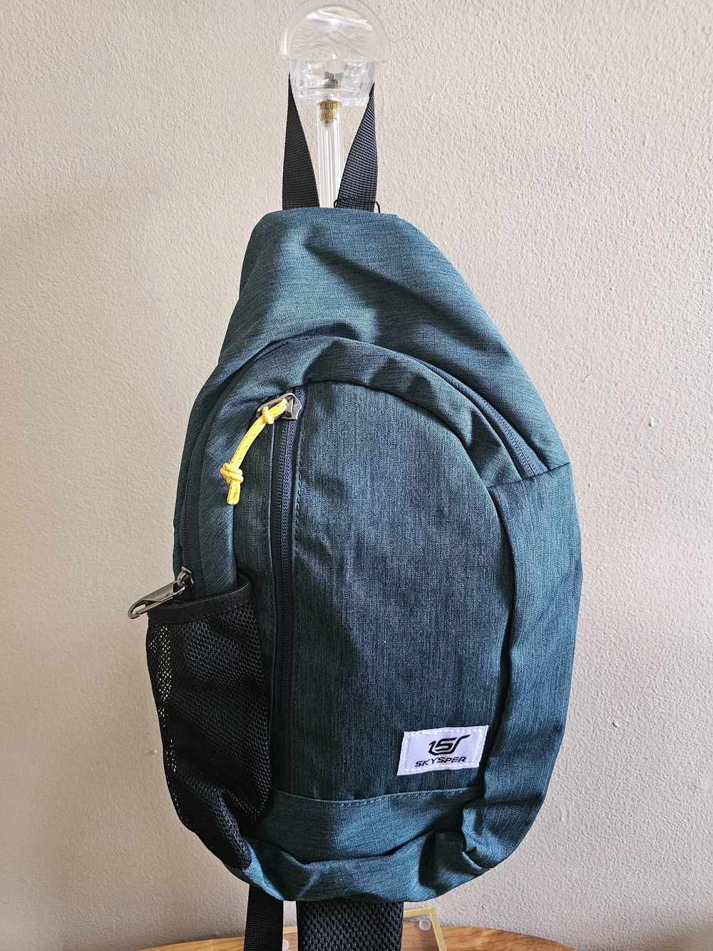 Teal Sling Backpack for Men